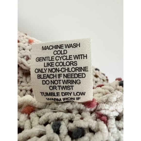 Jessica Simpson Multicolor Open Knit Cardigan XS - Picture 8 of 10